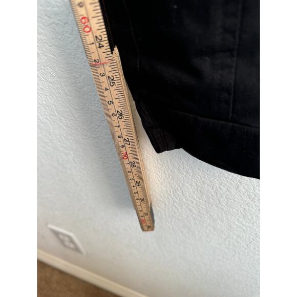 NWT Men's Black Cargo Pants Elastic Drawstring Waist Pockets Medium - Picture 3 of 11